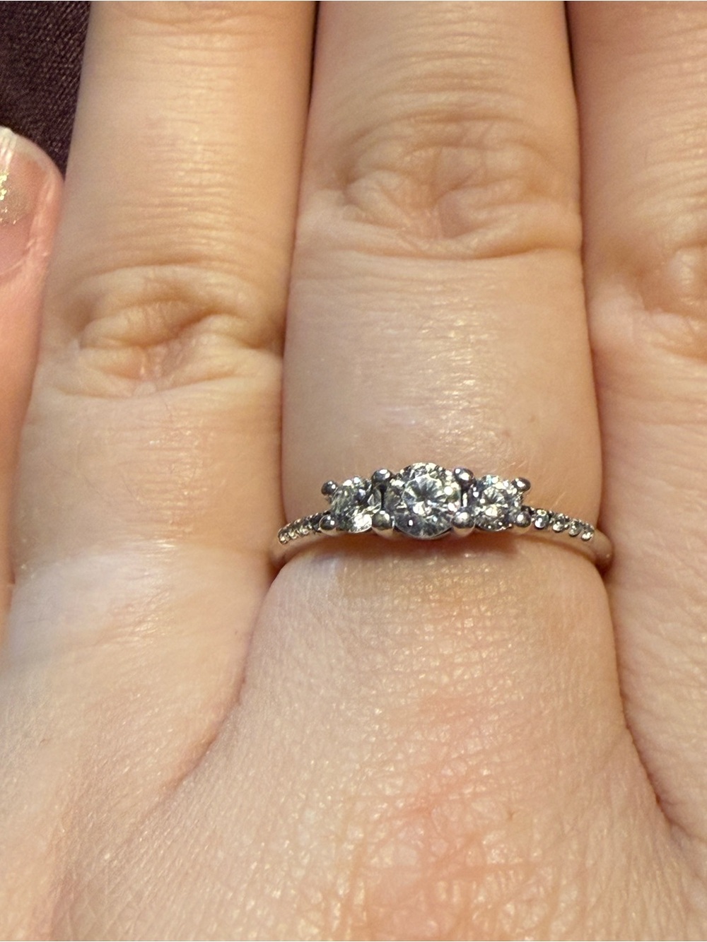 Pandora Three-Stone Ring - Picture 2 of 2